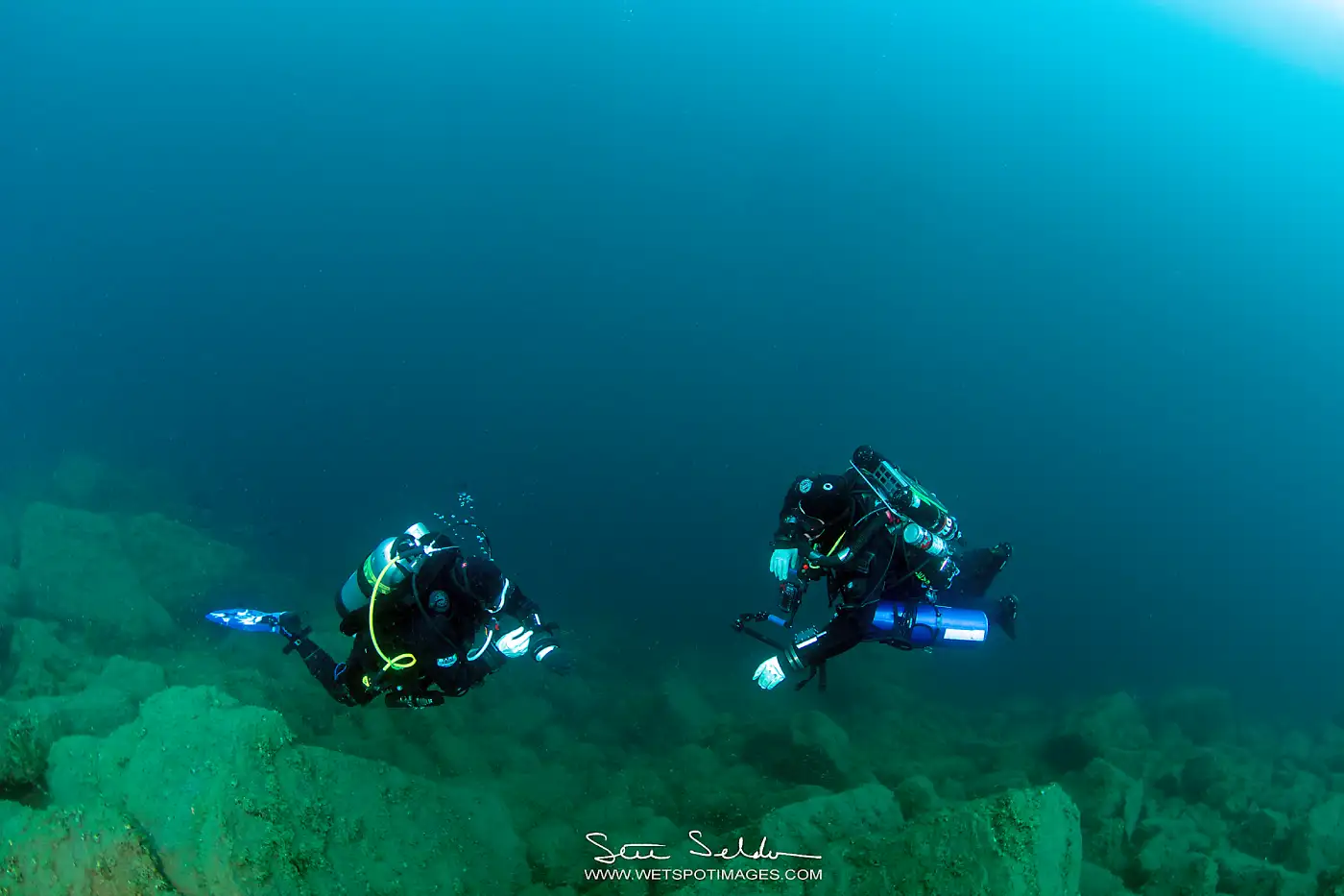 Divers Down During A Private Charter Divers down Fathom Five